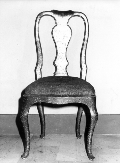 sedia - bottega italiana (sec. XIX)