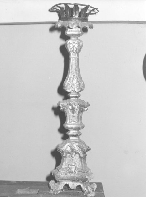 candeliere - bottega italiana (sec. XVIII)