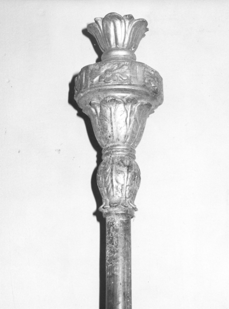 mazza processionale - bottega italiana (sec. XVIII)