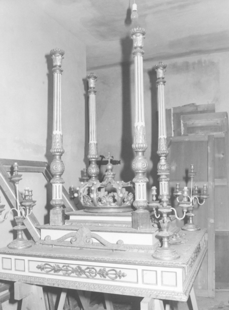 portantina - bottega italiana (sec. XIX)