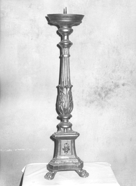 candeliere, serie - bottega italiana (sec. XIX)