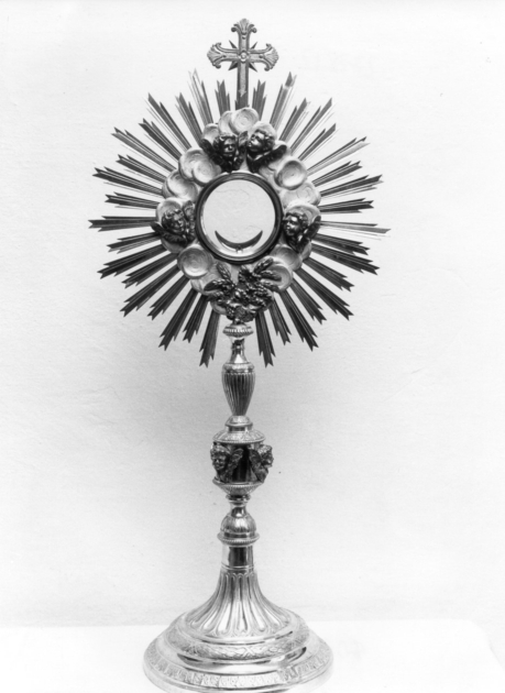 ostensorio - bottega italiana (sec. XIX)