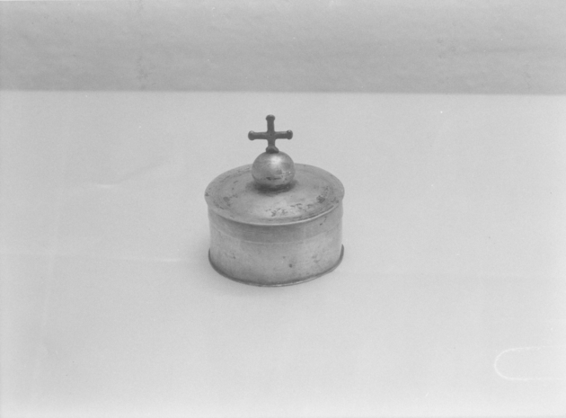 pisside da viatico - bottega italiana (sec. XIX)