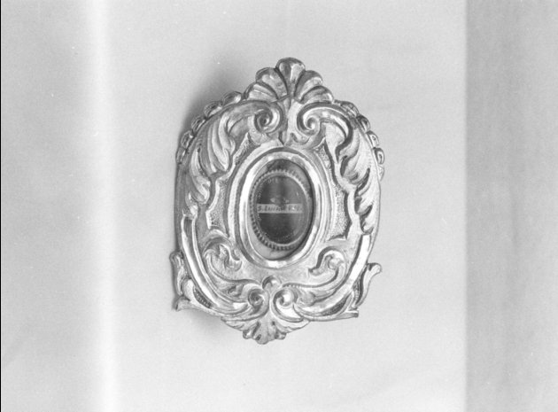 reliquiario a capsula - bottega italiana (sec. XVIII)