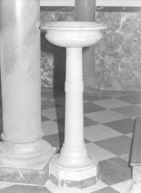 acquasantiera, serie - bottega italiana (sec. XX)