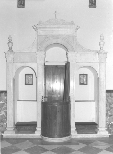 confessionale, serie - bottega italiana (sec. XIX)