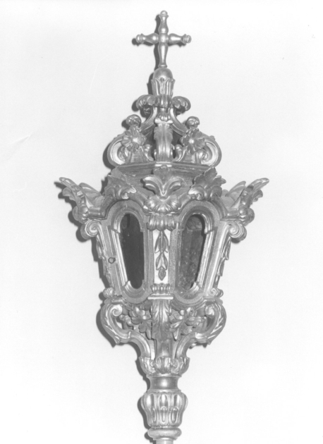 lanterna processionale, serie - bottega italiana (sec. XIX)