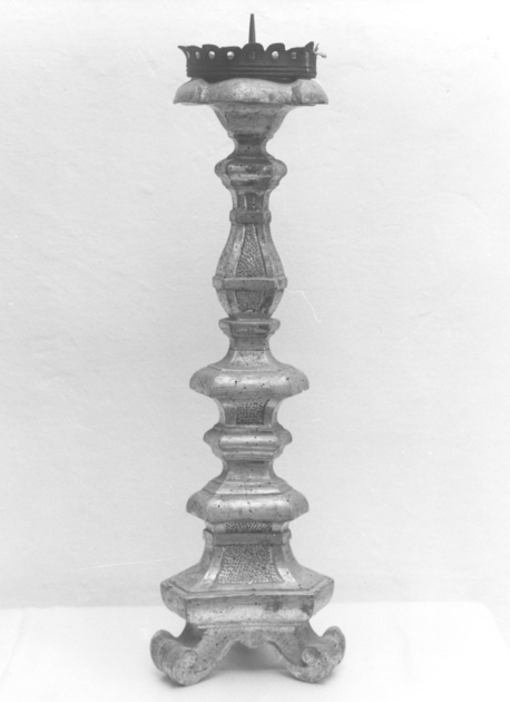 candeliere, serie - bottega italiana (sec. XIX)