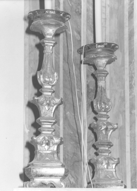 candeliere, serie - bottega italiana (sec. XIX)