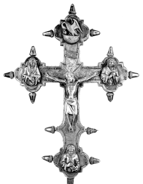 croce processionale di Pisano Nino (bottega) (ultimo quarto sec. XIV)