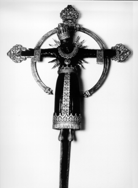 VOLTO SANTO (croce processionale) - bottega lucchese (fine sec. XVIII)