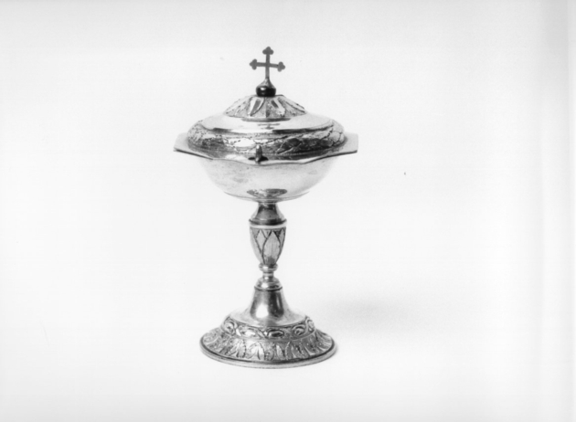 pisside - bottega toscana (fine/inizio secc. XVIII/ XIX)