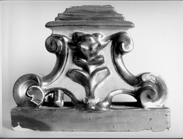 base per croce d'altare - bottega toscana (sec. XIX)