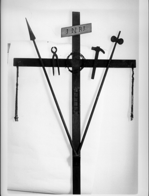 croce penitenziale - bottega toscana (sec. XIX)