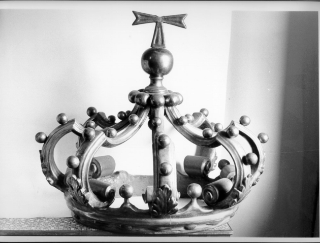 corona di tronetto per esposizione eucaristica - bottega toscana (sec. XIX)