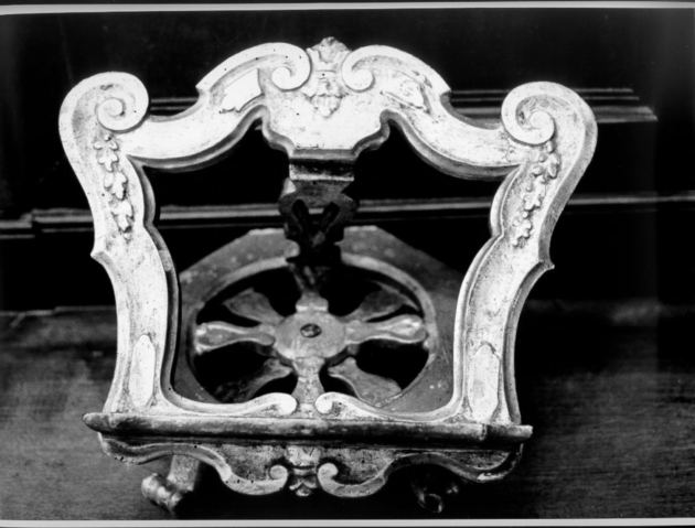 leggio - bottega toscana (fine/inizio secc. XVIII/ XIX)