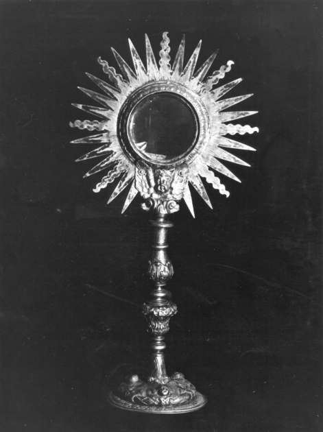 ostensorio - a raggiera - bottega toscana (sec. XVII)