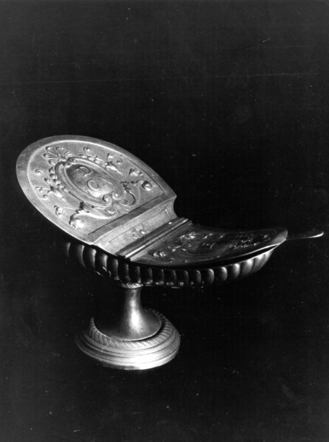 navicella portaincenso - bottega toscana (sec. XIX)