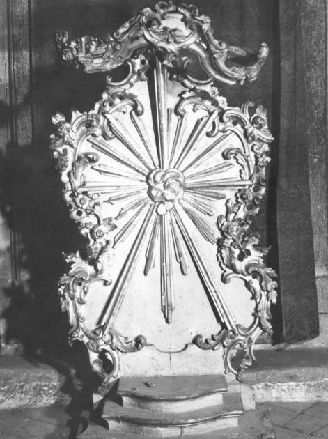 tronetto per esposizione eucaristica - ambito garfagnino (sec. XVIII)