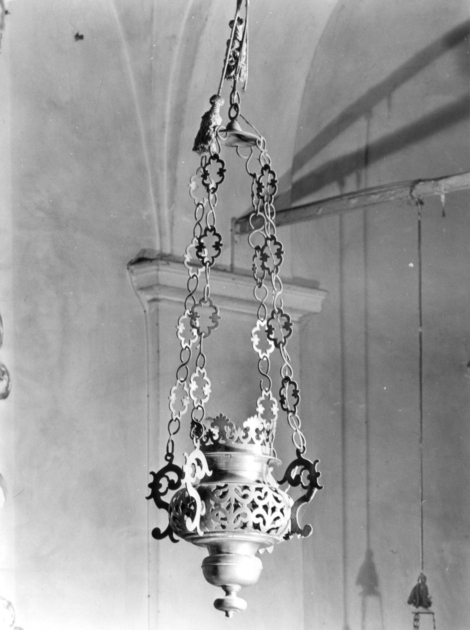 lampada pensile - ambito garfagnino (inizio sec. XVIII)