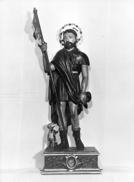 SAN ROCCO (statua) - ambito garfagnino (sec. XVII)