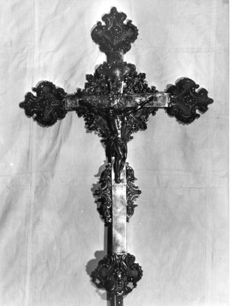 croce processionale - bottega toscana (sec. XVII)