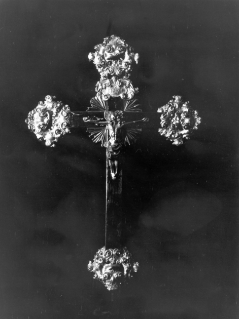 croce processionale - bottega toscana (sec. XVII)