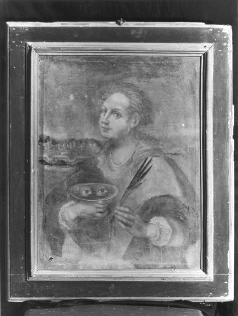 SANTA LUCIA (dipinto) - ambito italiano (sec. XVIII)