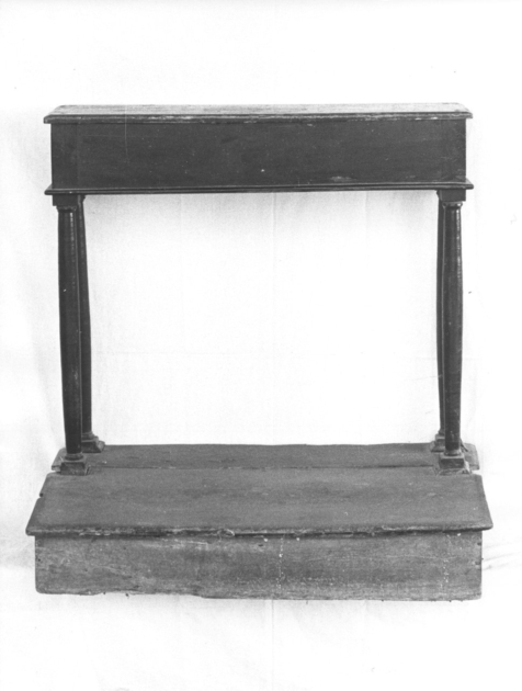 inginocchiatoio - bottega toscana (secc. XVIII/ XIX)