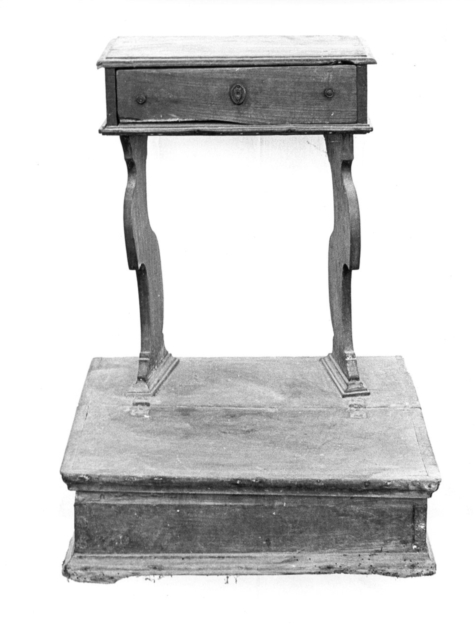 inginocchiatoio - bottega toscana (fine sec. XVIII)