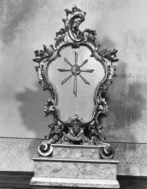 tronetto per esposizione eucaristica - bottega toscana (sec. XVIII)