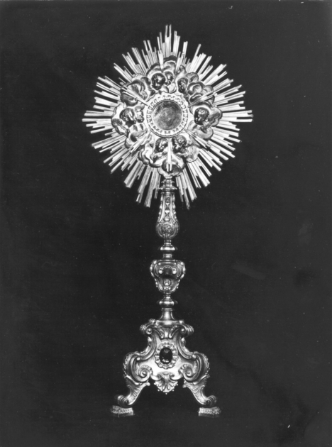 ostensorio - bottega italiana (sec. XIX)