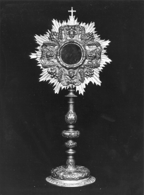 ostensorio - bottega italiana (sec. XVII)