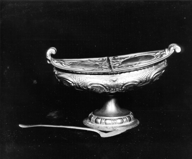 navicella portaincenso - bottega italiana (inizio sec. XIX)