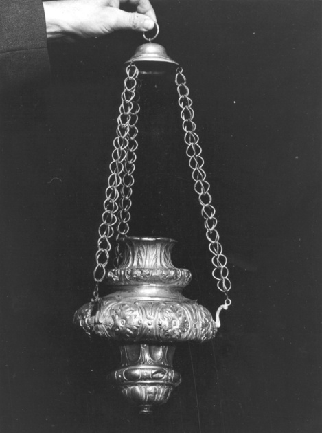 lampada pensile - bottega romana (sec. XVIII)