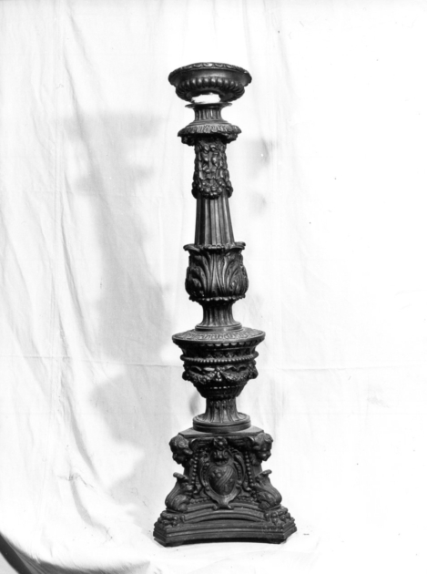 candeliere, serie - bottega toscana (fine/inizio secc. XIX/ XX)