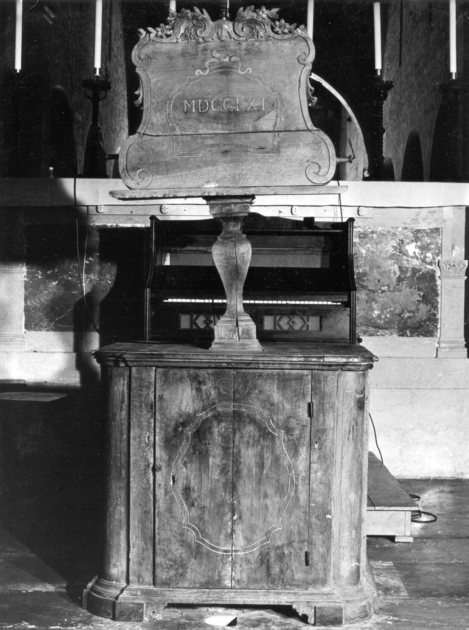 leggio a struttura fissa - ambito garfagnino (sec. XVIII)