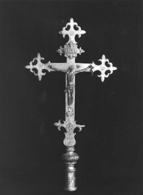 croce processionale - bottega toscana (sec. XVII)