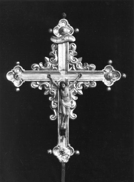 croce processionale - bottega toscana (sec. XVIII)