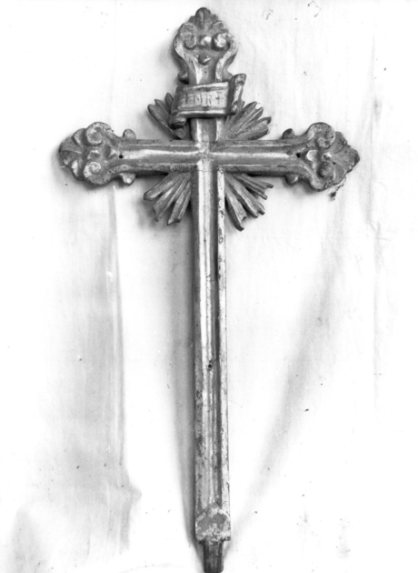 croce processionale - bottega toscana (sec. XIX)