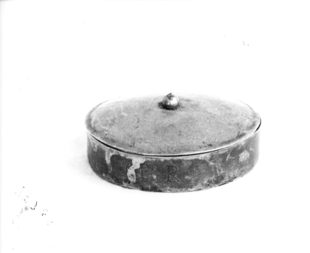 scatola per ostie - bottega toscana (sec. XIX)