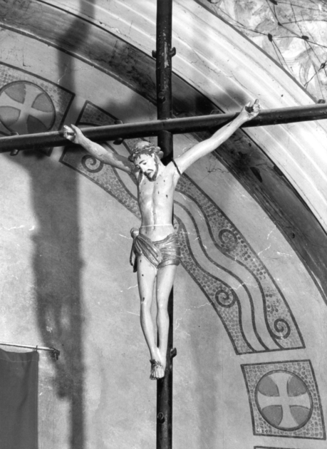 crocifisso - ambito garfagnino (sec. XIX)