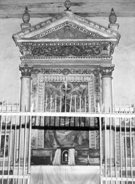 altare maggiore - ambito apuoversiliese (sec. XVIII)