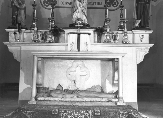 altare maggiore - ambito apuoversiliese (sec. XV)