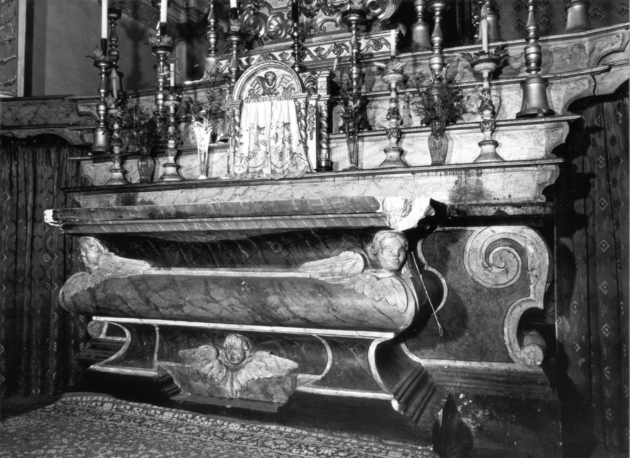 altare maggiore - ambito garfagnino (sec. XVIII)