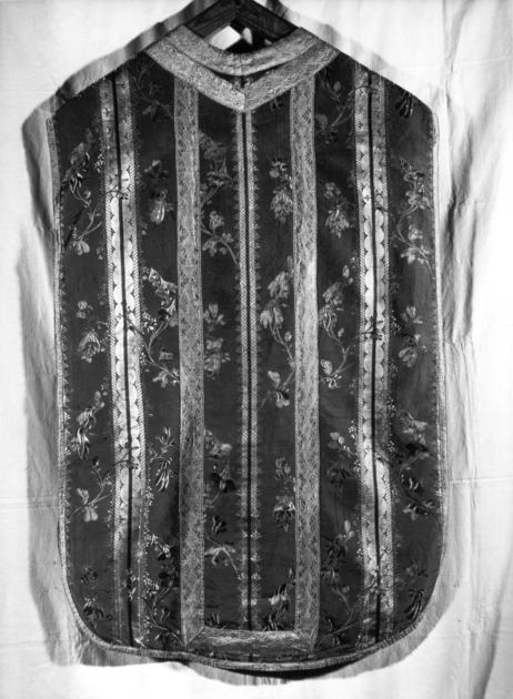 paramento liturgico - in terzo - manifattura italiana (fine/inizio secc. XIX/ XX)