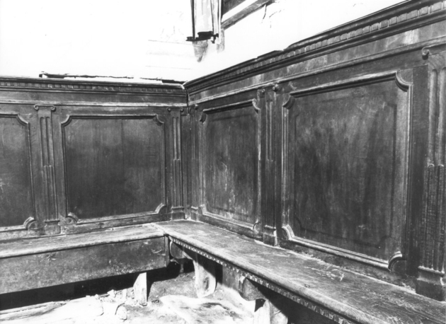 stalli del coro - ambito garfagnino (seconda metà sec. XIX)