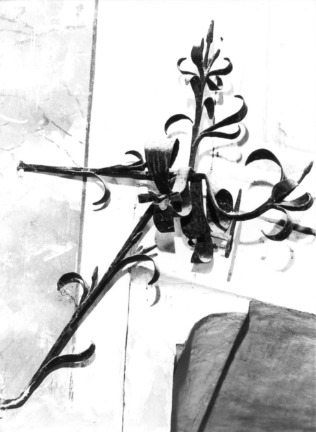 candeliere da parete - ambito garfagnino (sec. XIX)