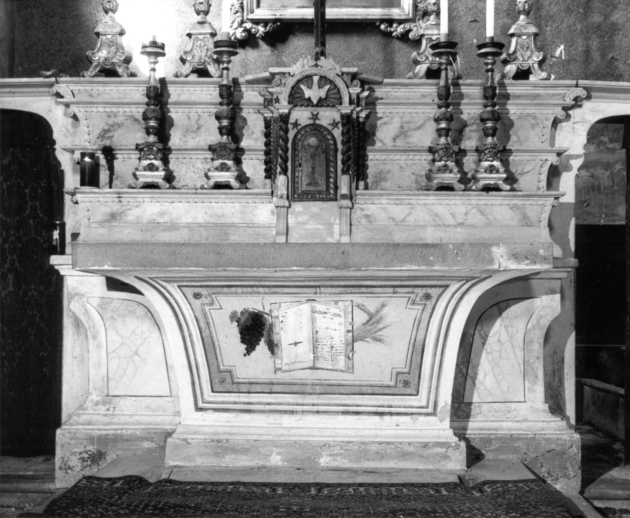 altare maggiore - ambito garfagnino (sec. XIX)