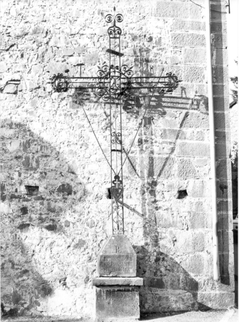 croce penitenziale - ambito garfagnino (sec. XX)